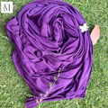 Plain Jersey Hijab - Purple by The M Essentials