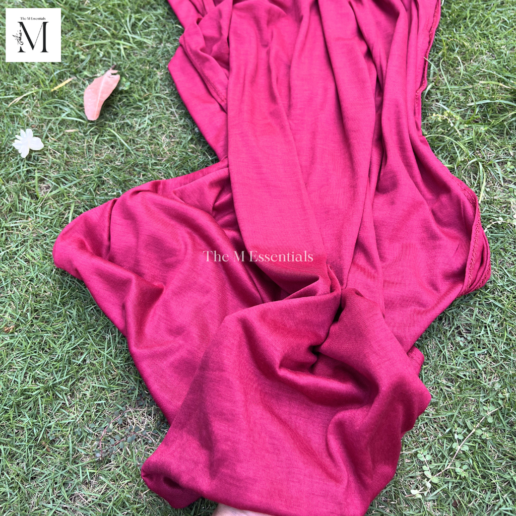 Plain Jersey Hijab - Shocking Pink by The M Essentials