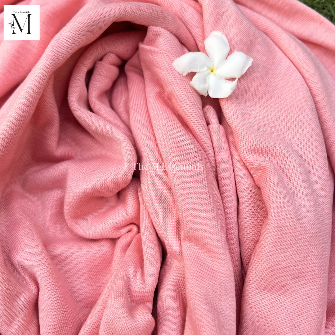 Plain Jersey Hijab - Light Pink by The M Essentials