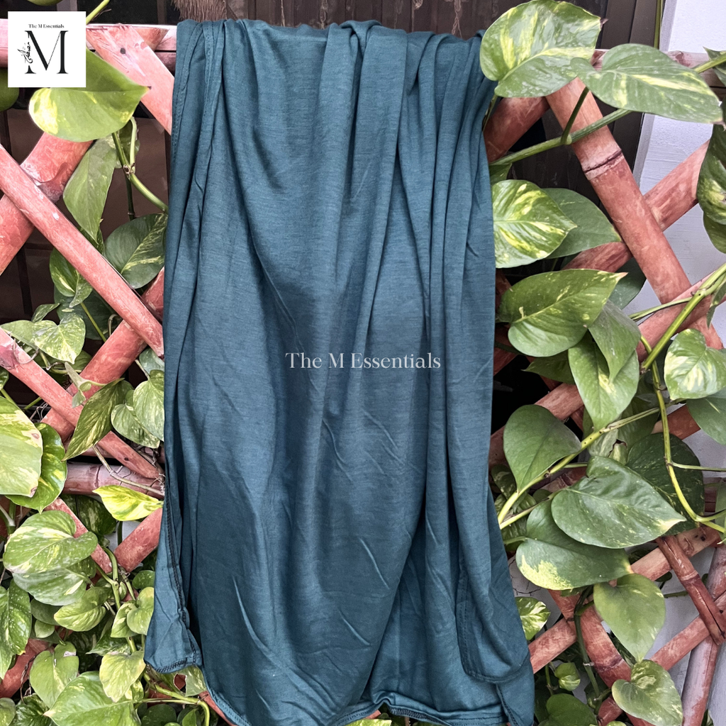 Plain Jersey Hijab - Sea Green by The M Essentials