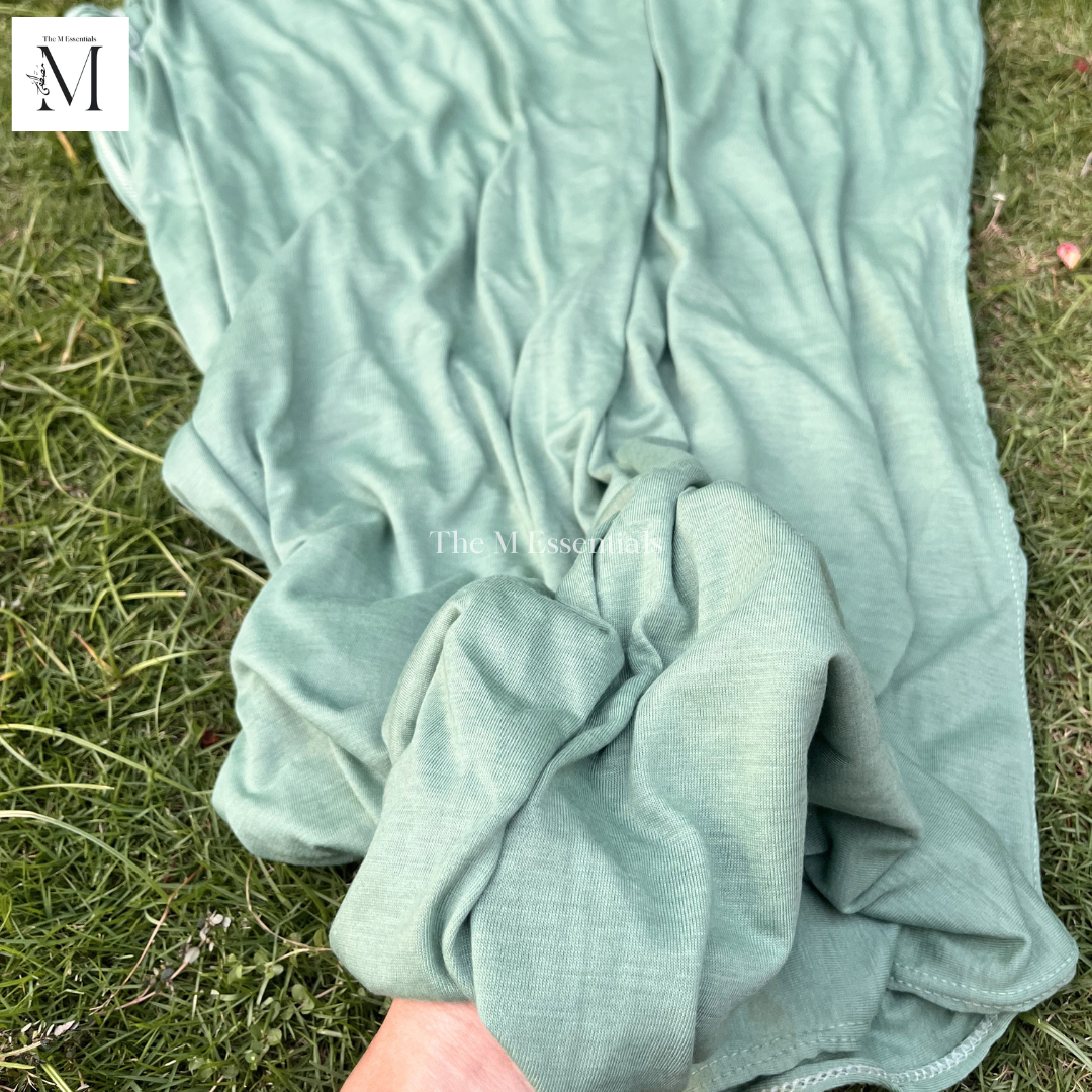Plain Jersey Hijab - Mint Green by The M Essentials