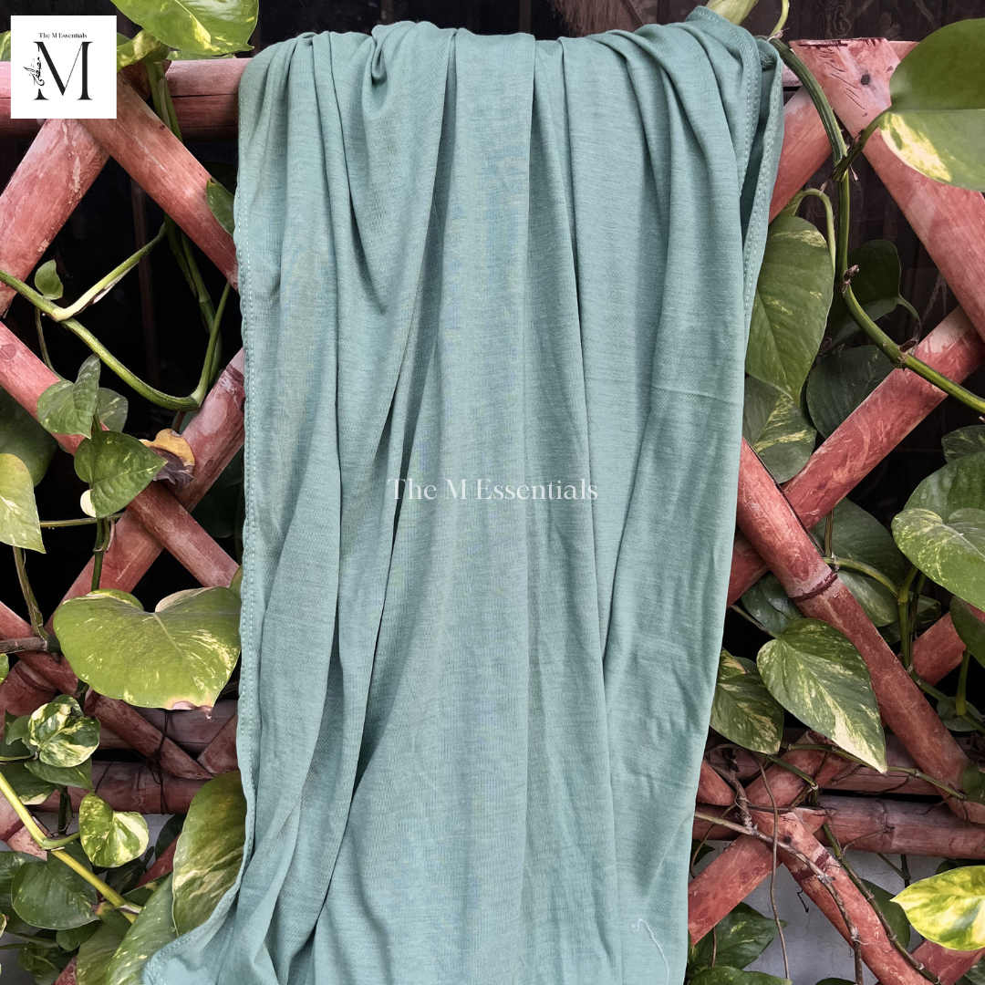 Plain Jersey Hijab - Mint Green by The M Essentials