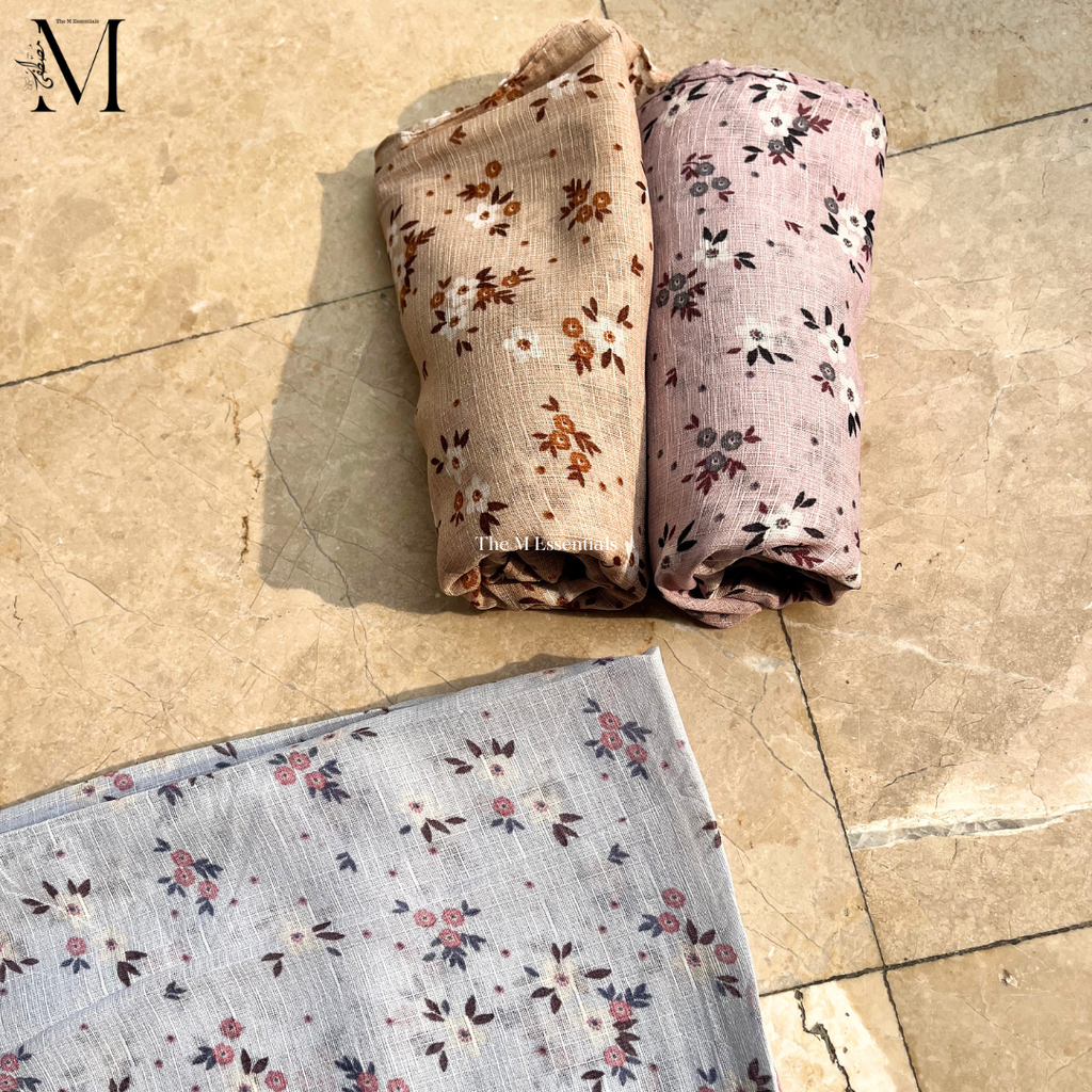 Malaysian printed cotton lawn hijab in Pakistan