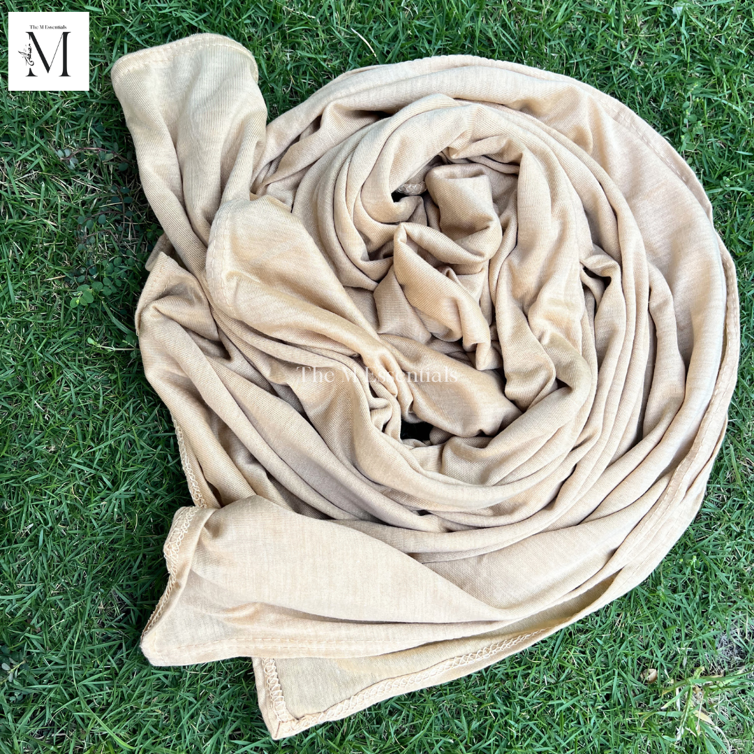 Plain Jersey Hijab - Skin by The M Essentials