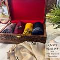 Wooden storage box for hijab - The M Essentials