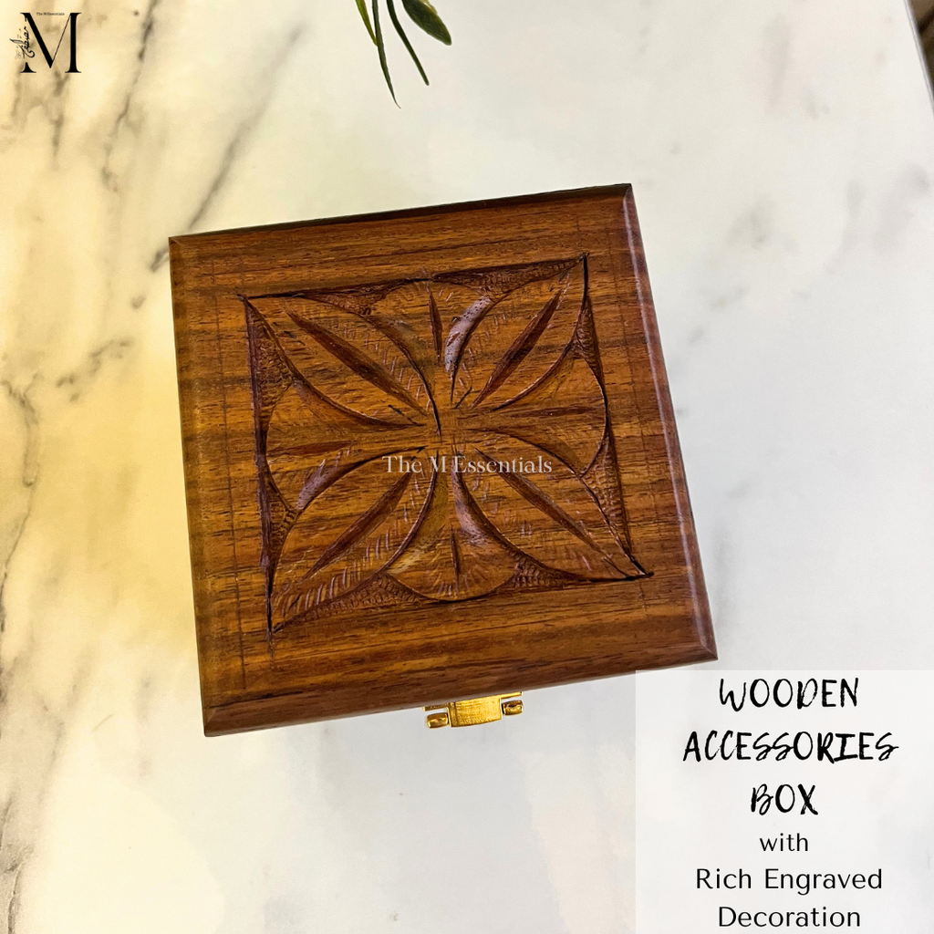 Wooden Accessories Storage Box