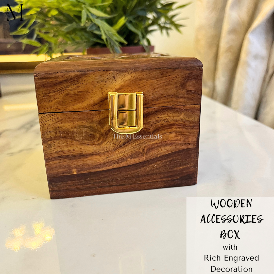 Wooden Accessories Storage Box