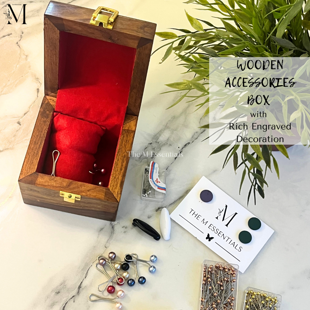 Wooden Accessories Storage Box