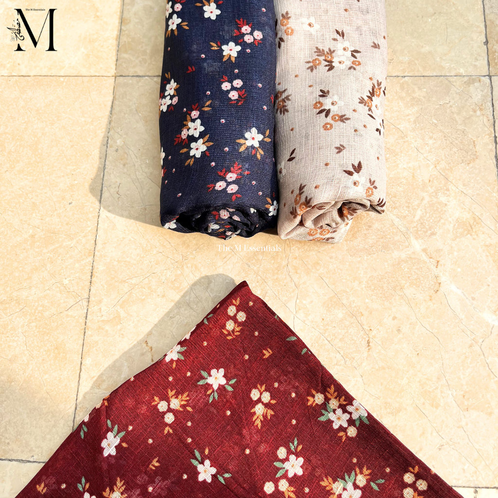 Malaysian printed cotton lawn hijab in Pakistan
