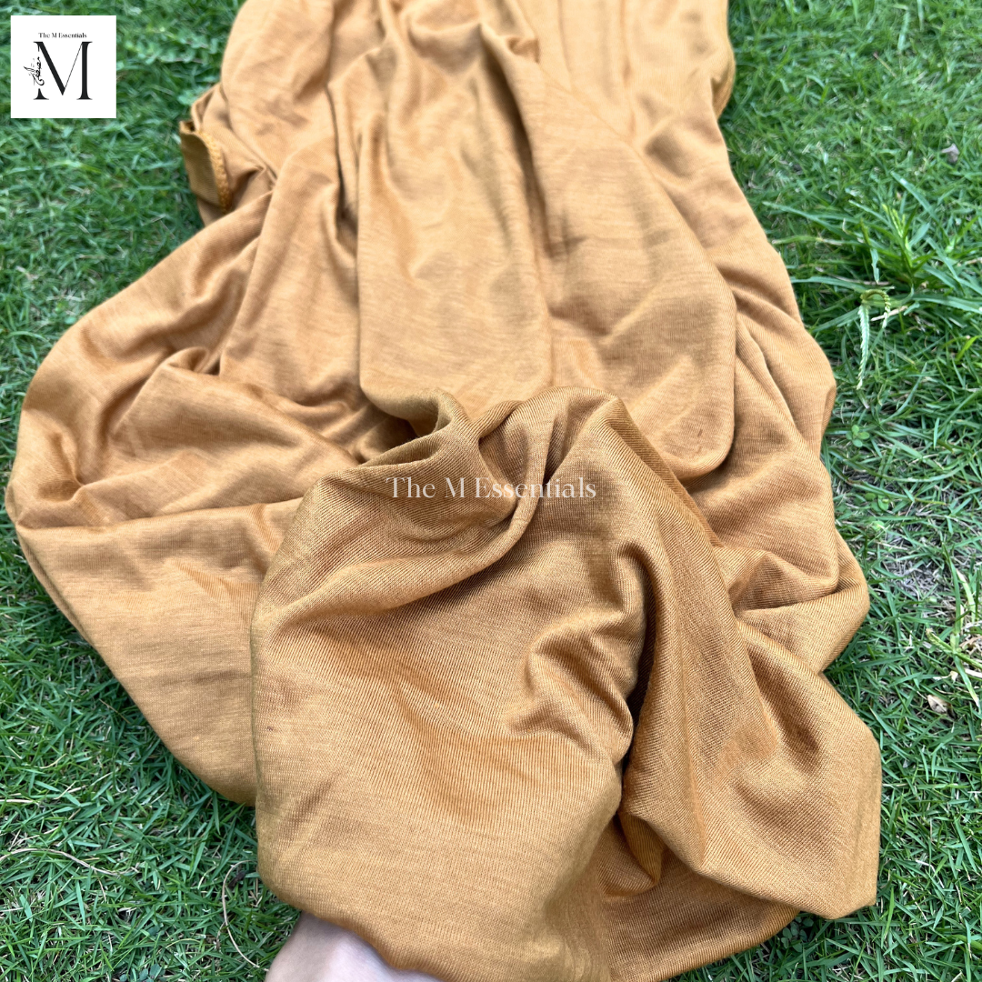 Plain Jersey Hijab - Coffee Brown by The M Essentials