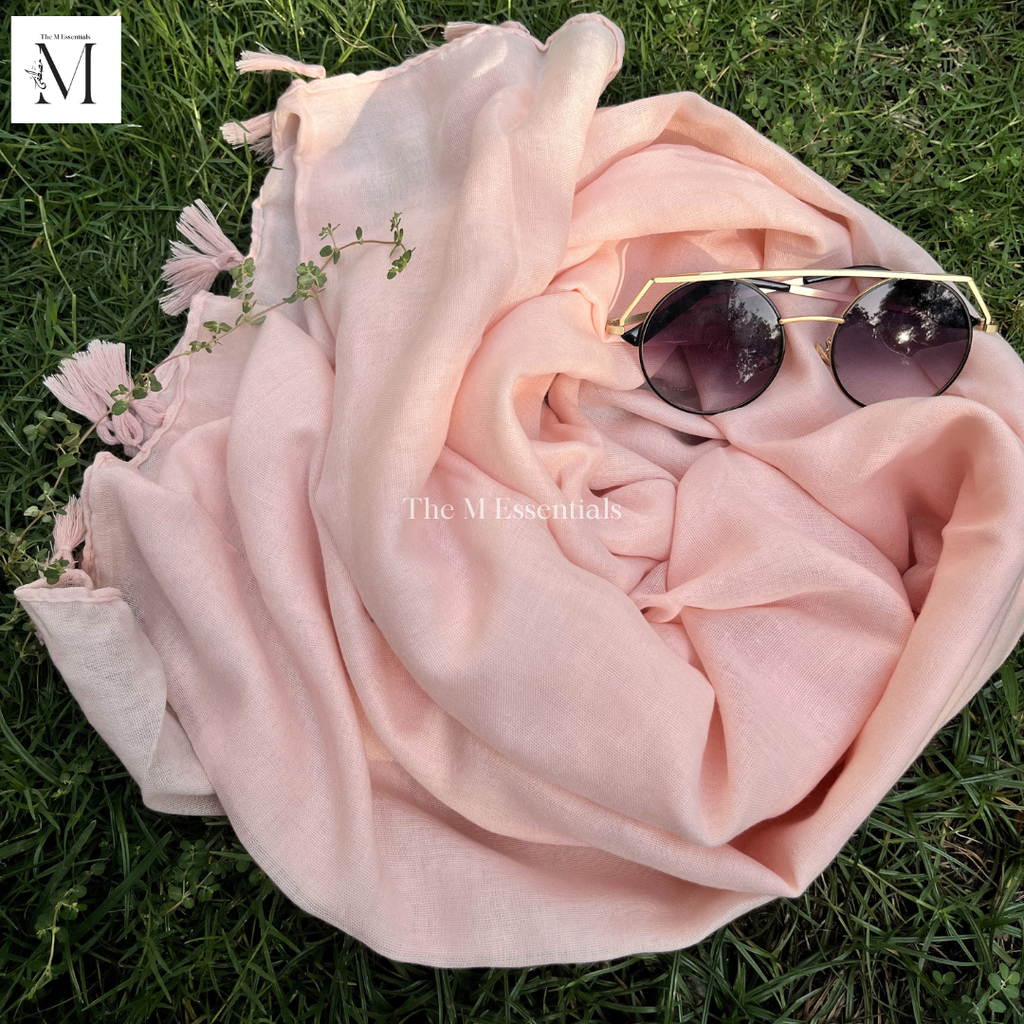 Plain Lawn Viscose Hijab. - Baby Pink by The M Essentials