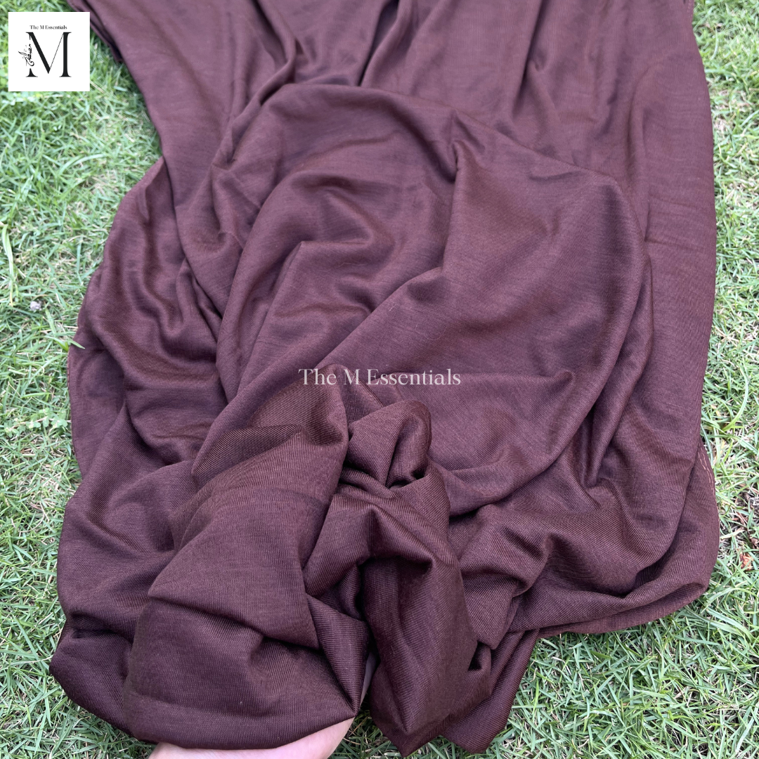 Plain Jersey Hijab - Dark Maroon by The M Essentials