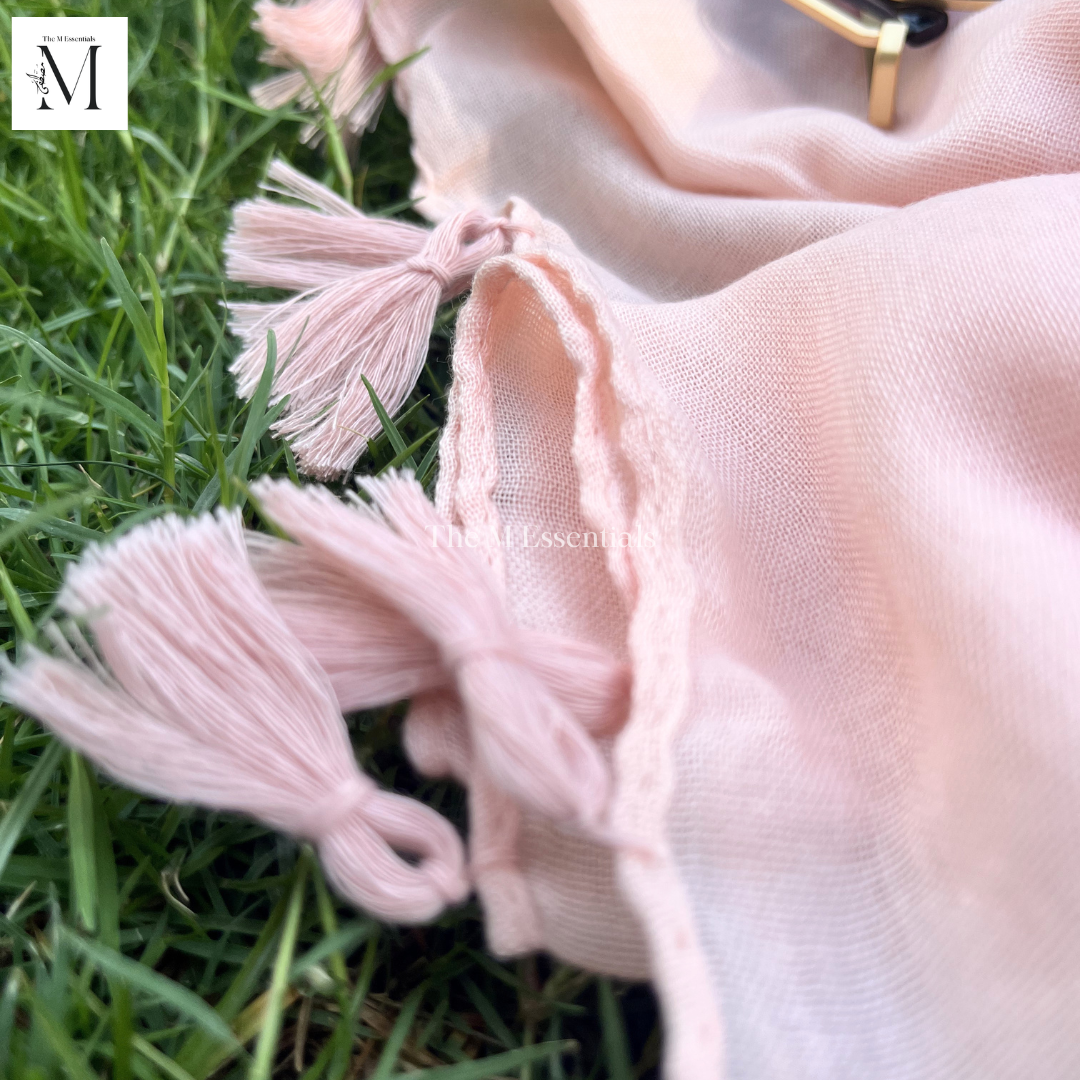 Plain Lawn Viscose Hijab. - Baby Pink by The M Essentials