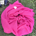 Crinkle Lawn (Crimps) Hijab - Shocking Pink