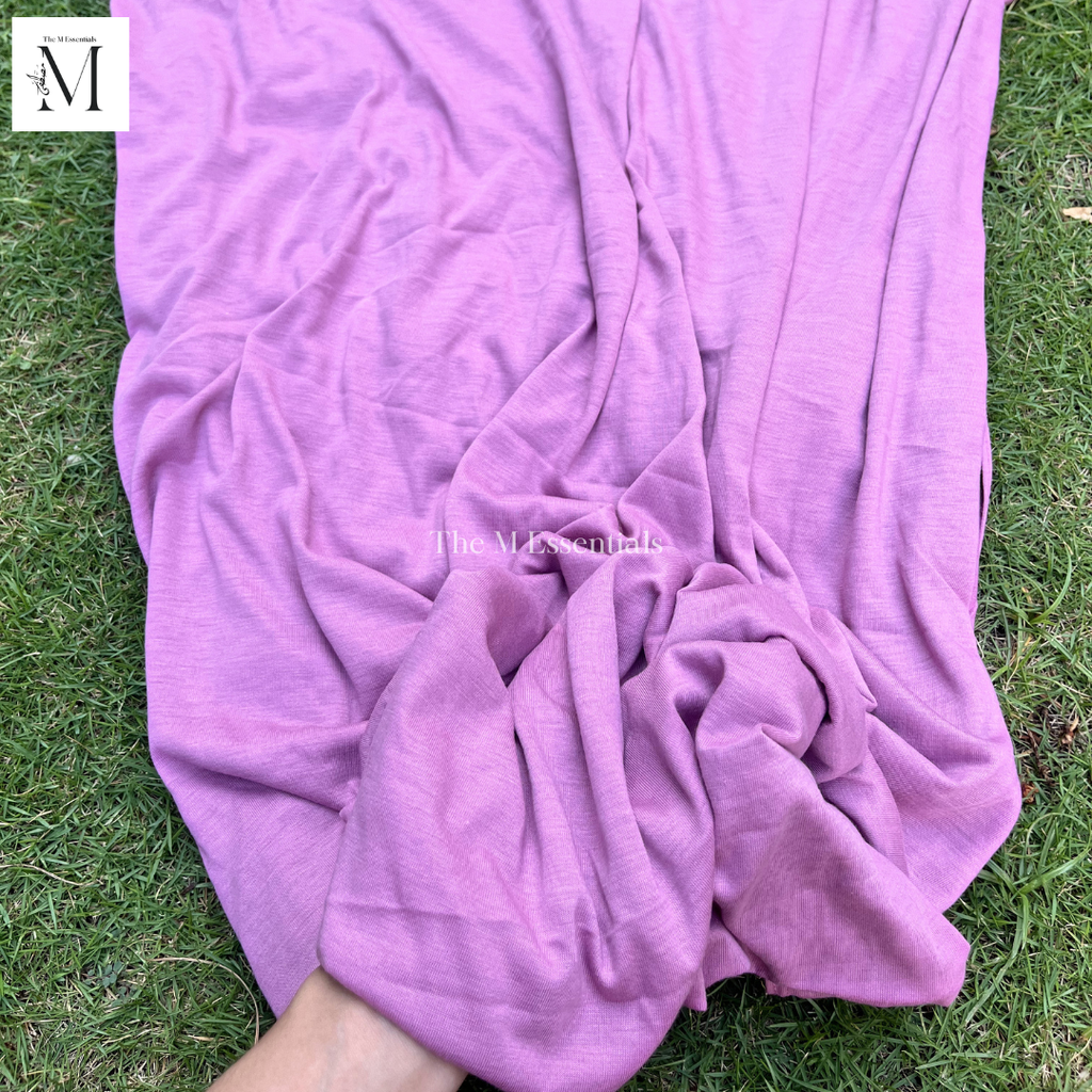 Plain Jersey Hijab - Dark Pink by The M Essentials