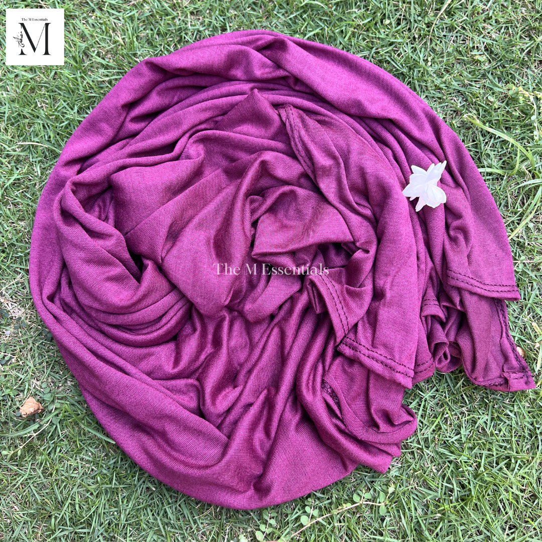 Plain Jersey Hijab - Hot Pink by The M Essentials