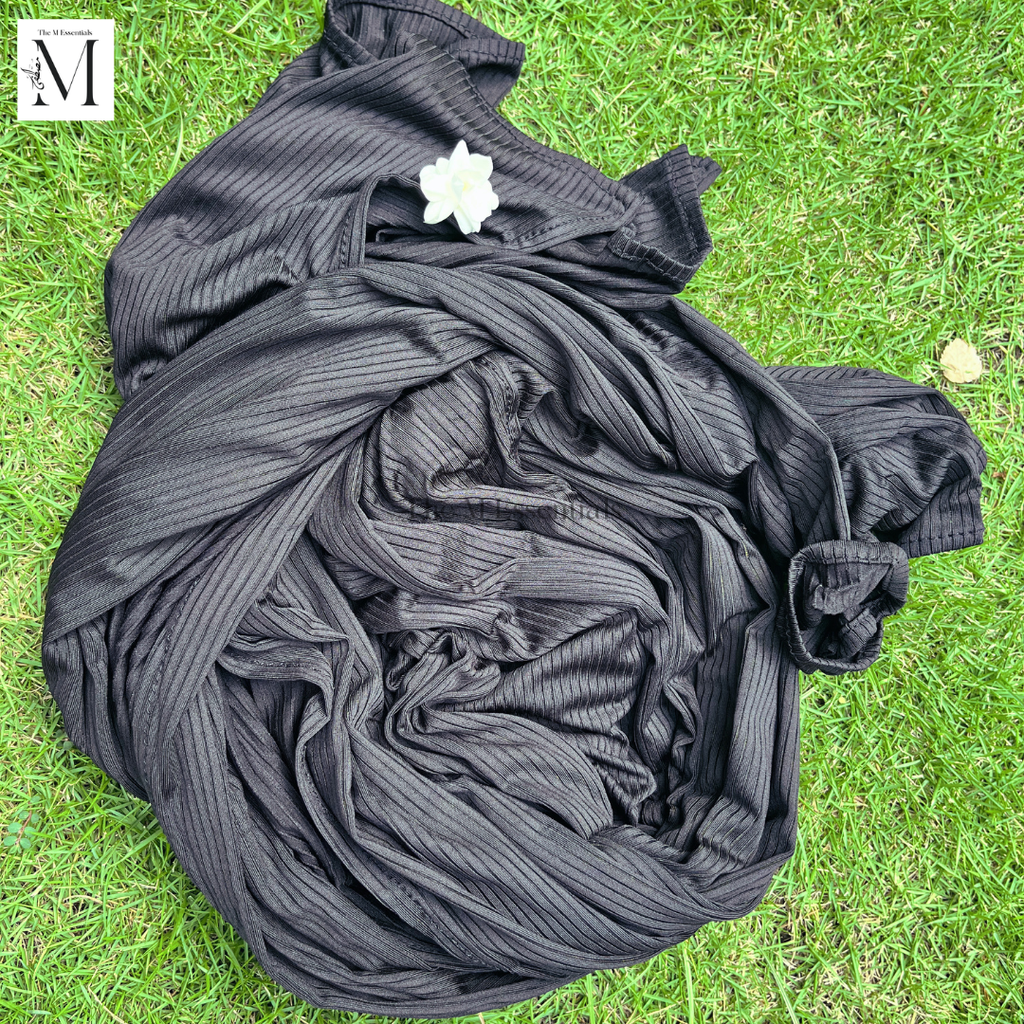 Ribbed Jersey - Black