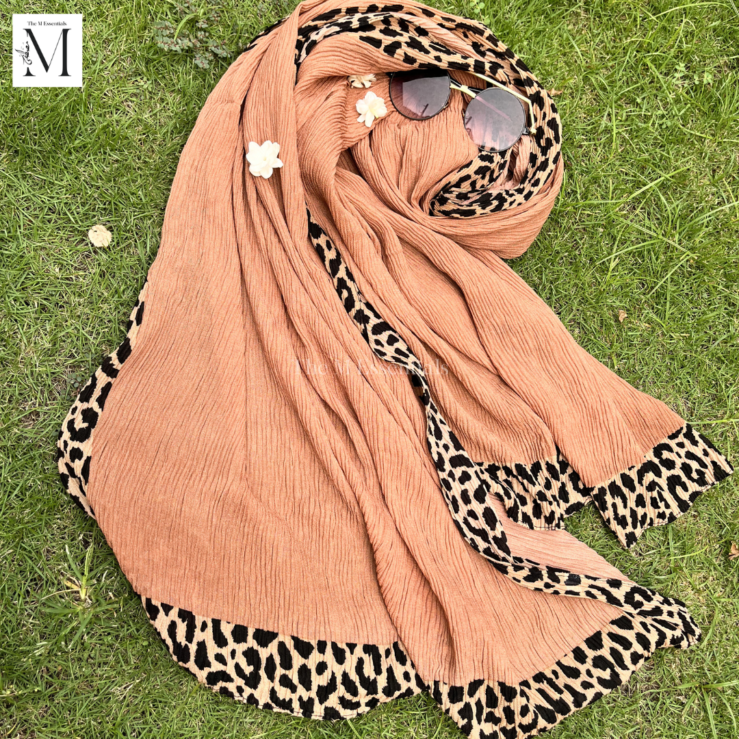 Chiffon Printed - Chocolate Brown