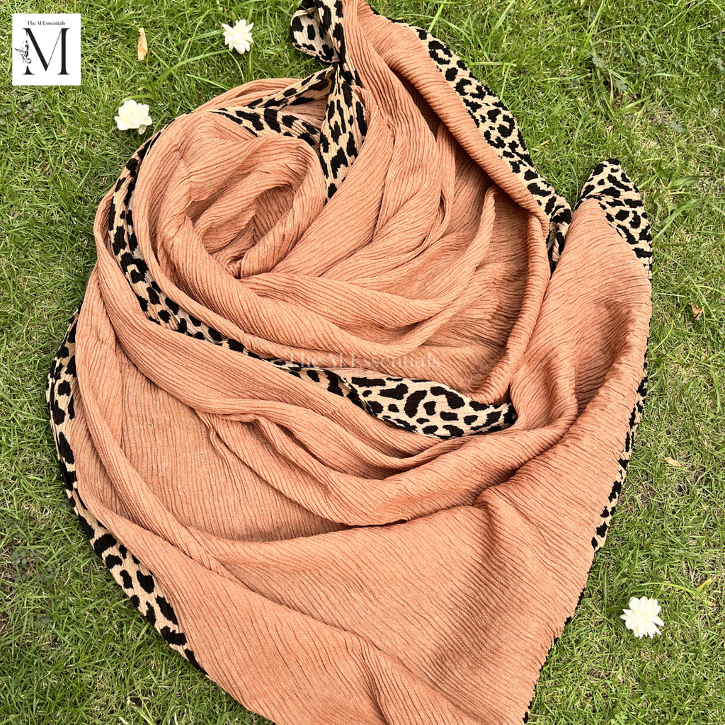 Chiffon Printed - Chocolate Brown