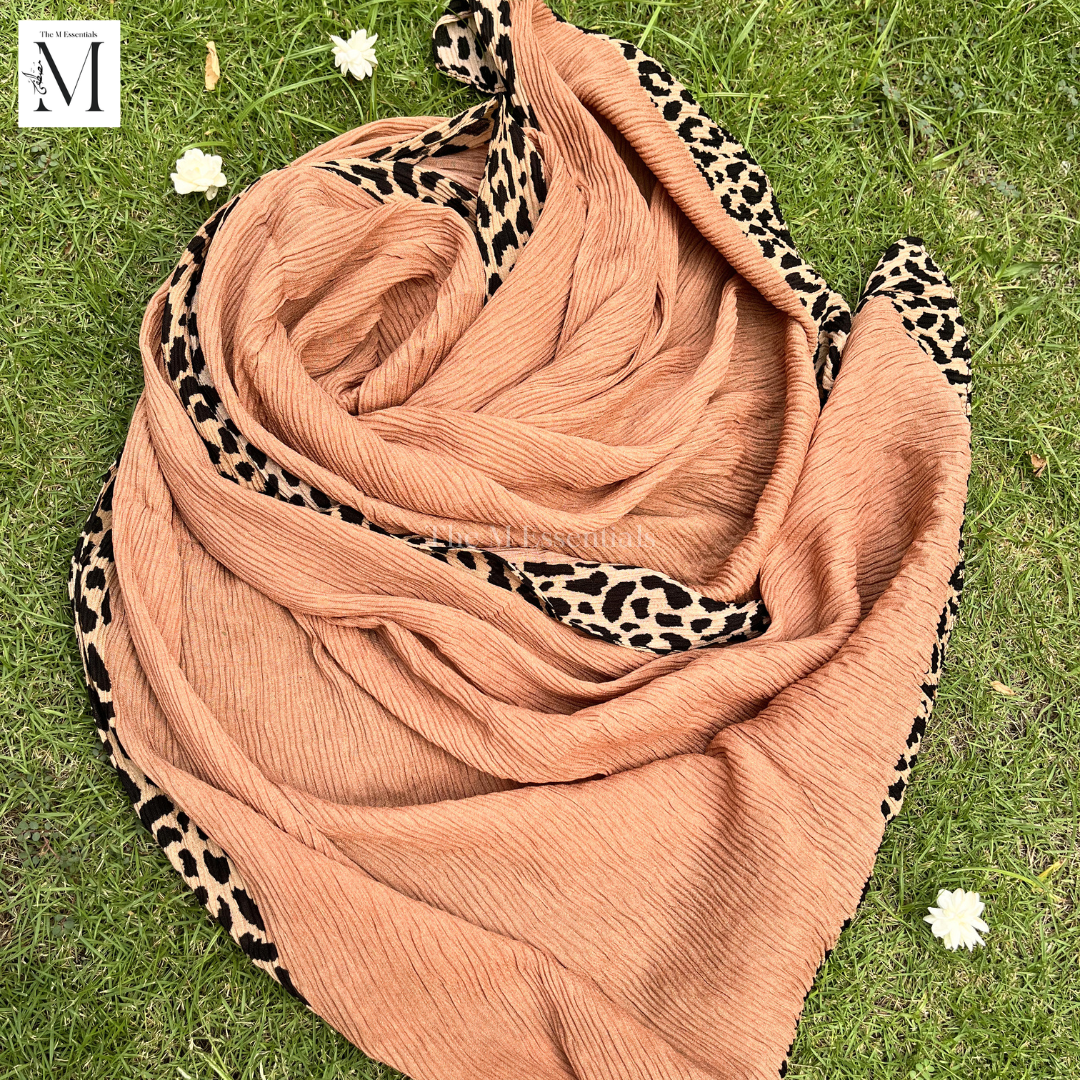 Chiffon Printed - Chocolate Brown