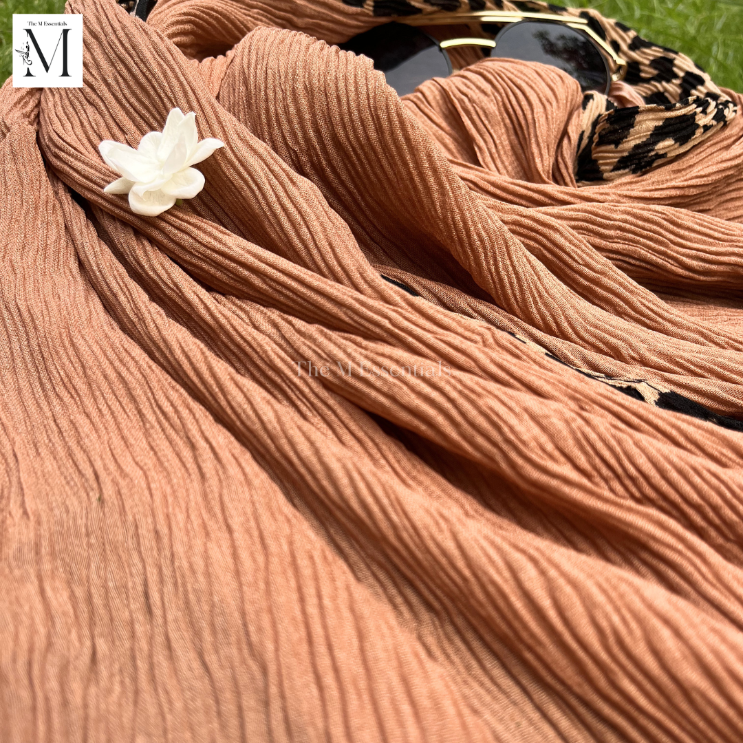 Chiffon Printed - Chocolate Brown