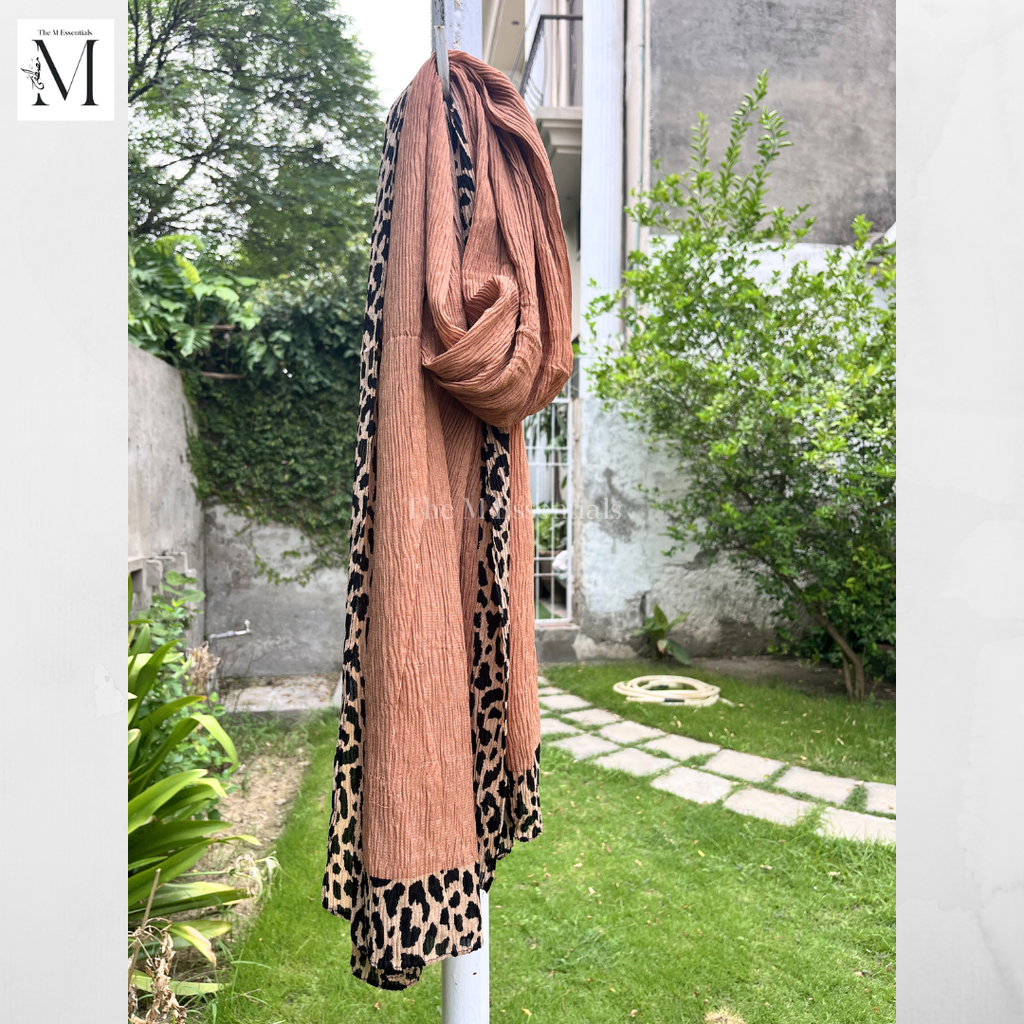 Chiffon Printed - Chocolate Brown
