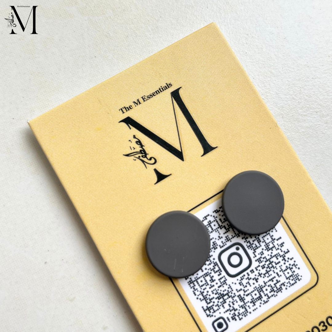 Charcoal Gray Hijab Magnets | No-Snag Magnetic Hijab Pins