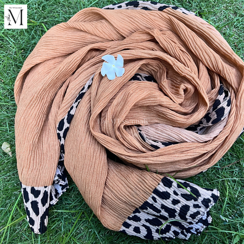 Chiffon Printed - Dark Brown