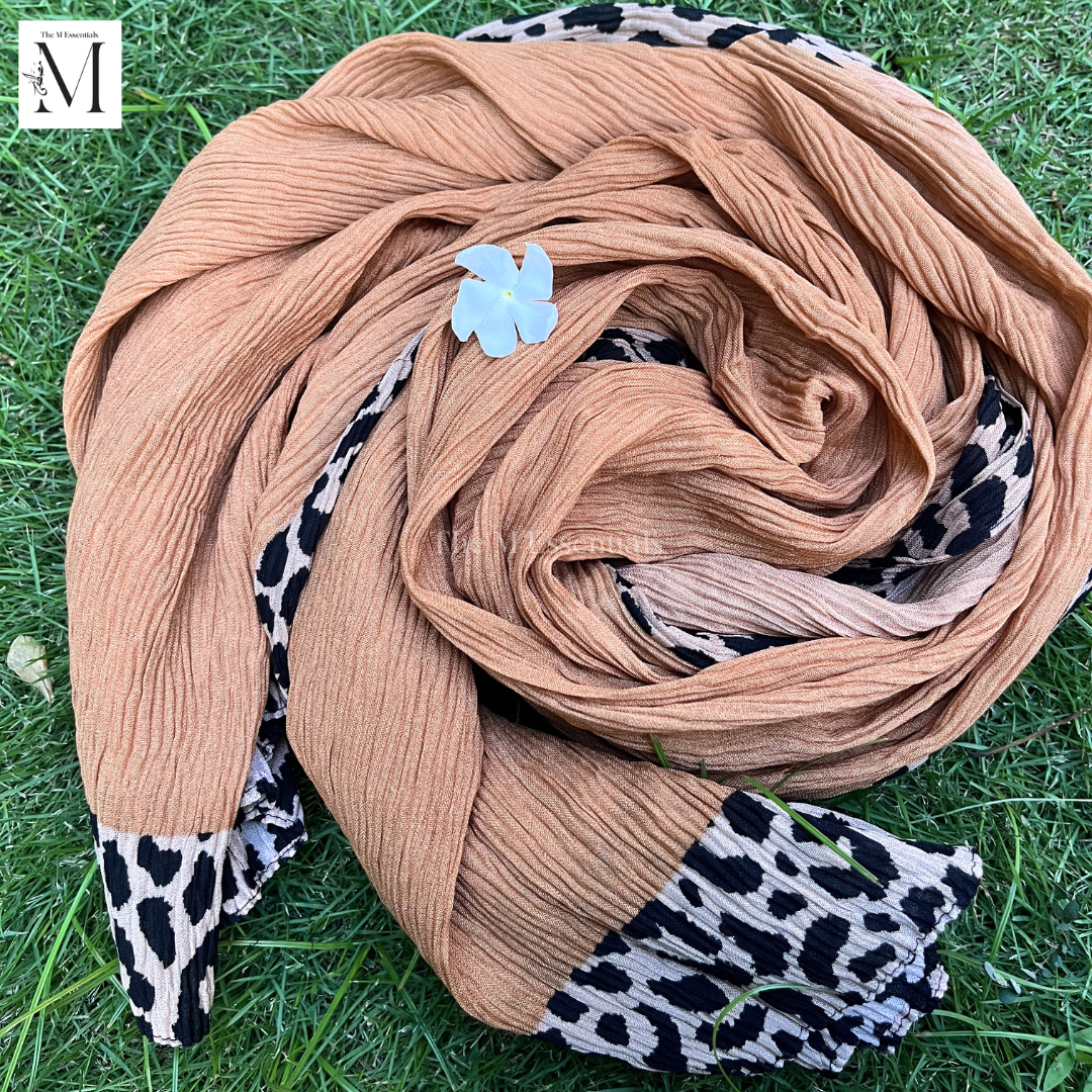 Chiffon Printed - Dark Brown