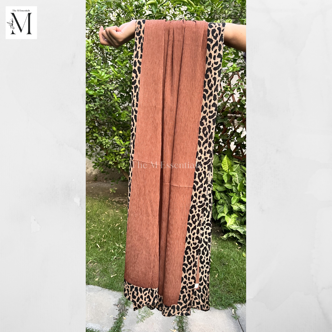 Chiffon Printed - Dark Brown