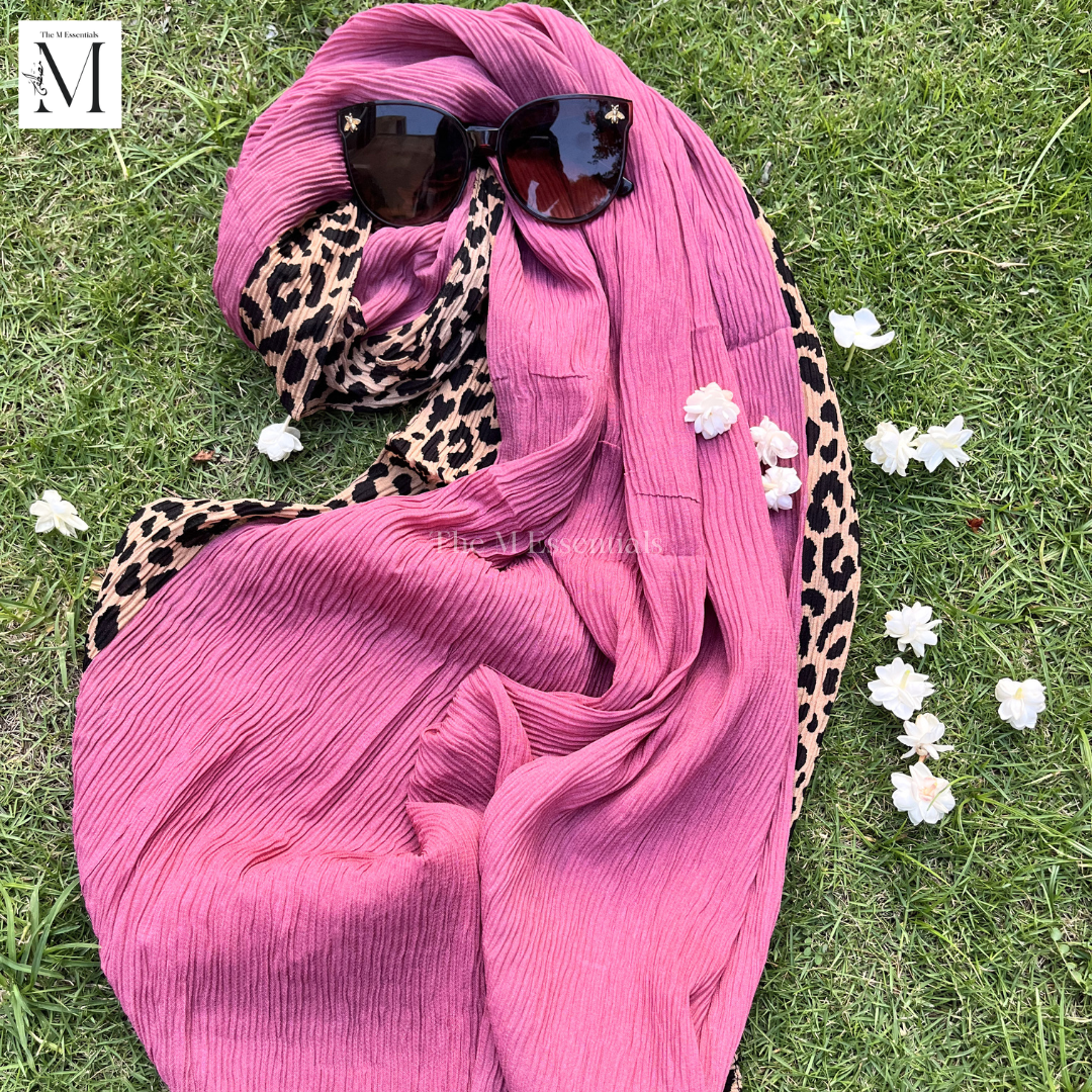 Chiffon Printed - Dark Pink