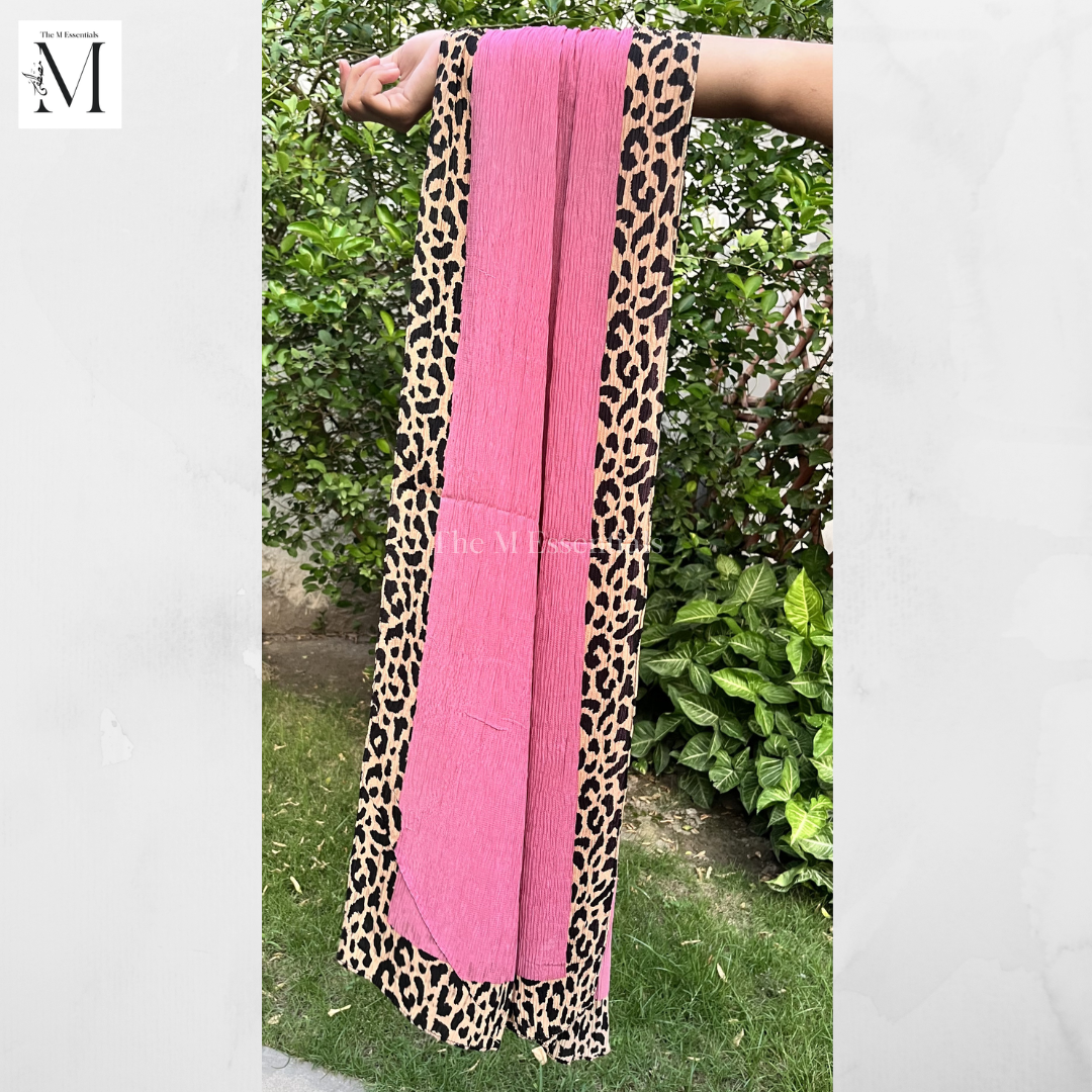 Chiffon Printed - Dark Pink