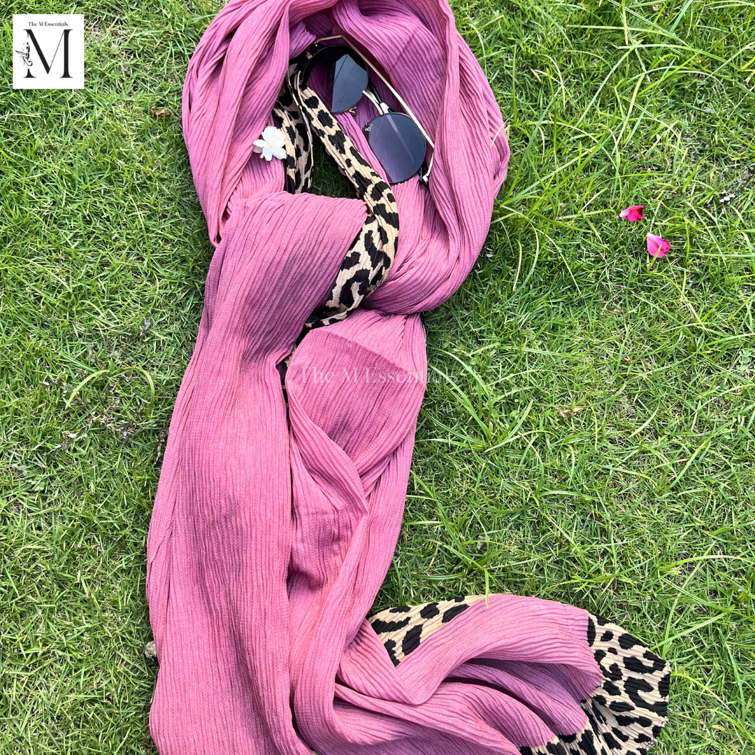 Chiffon Printed - Dark Pink