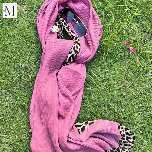 Chiffon Printed - Dark Pink
