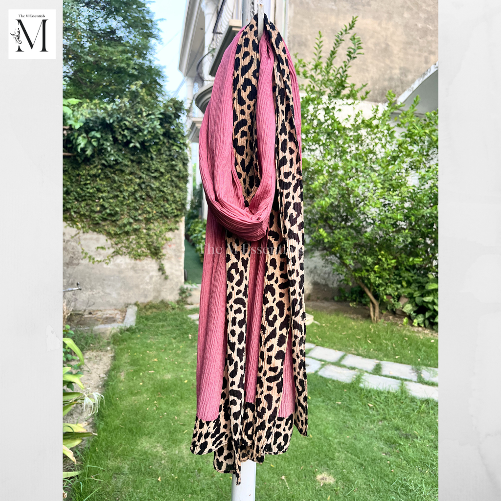 Chiffon Printed - Dark Pink