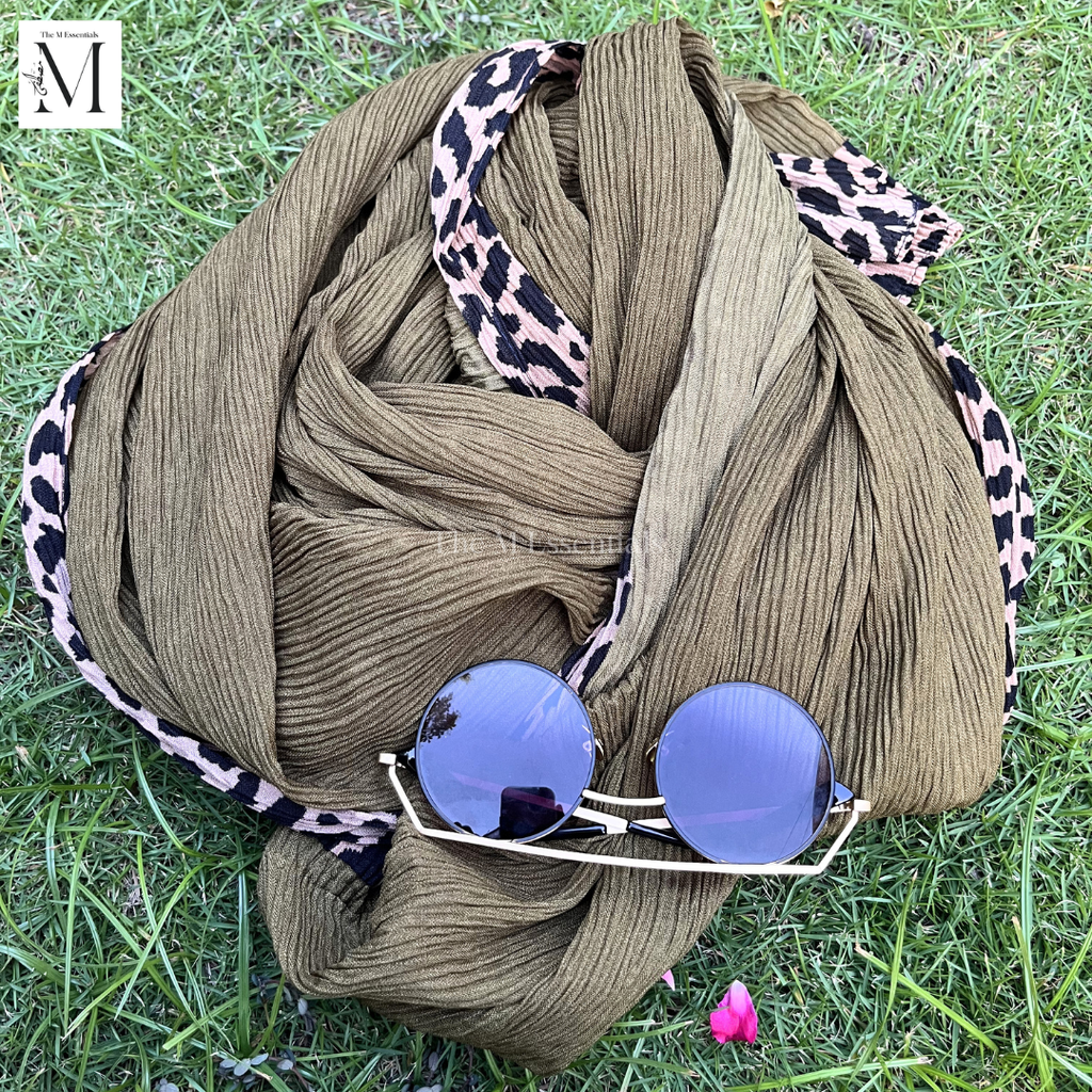 Chiffon Printed - Dark Green