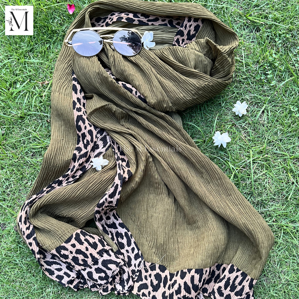 Chiffon Printed - Dark Green