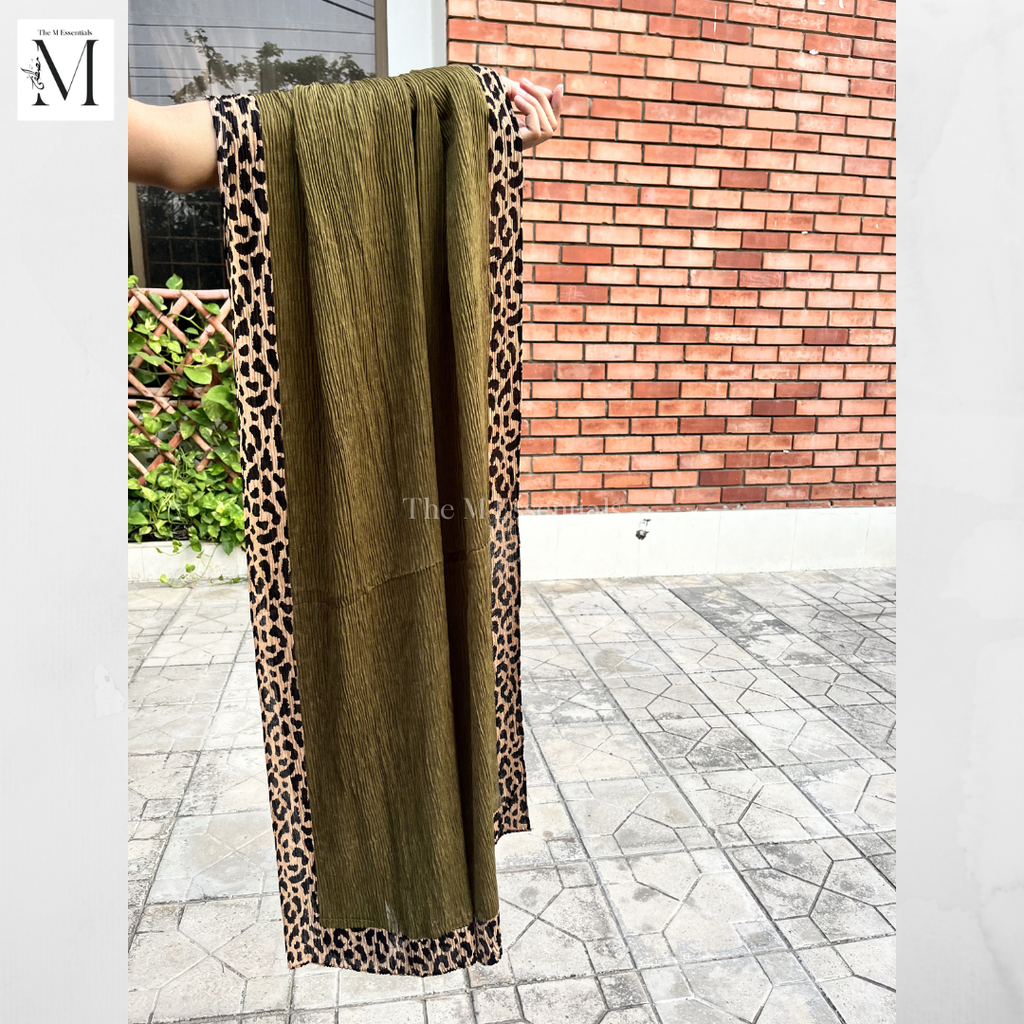 Chiffon Printed - Dark Green