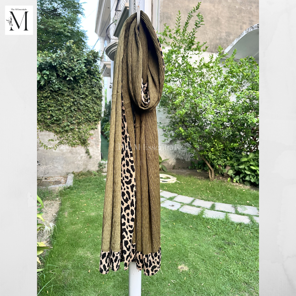 Chiffon Printed - Dark Green