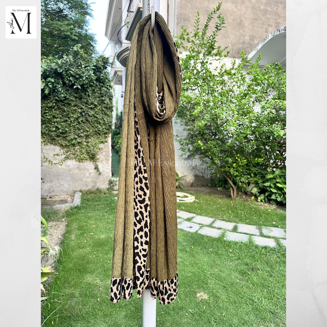 Chiffon Printed - Dark Green