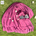 Magenta Sheen Silk Hijab