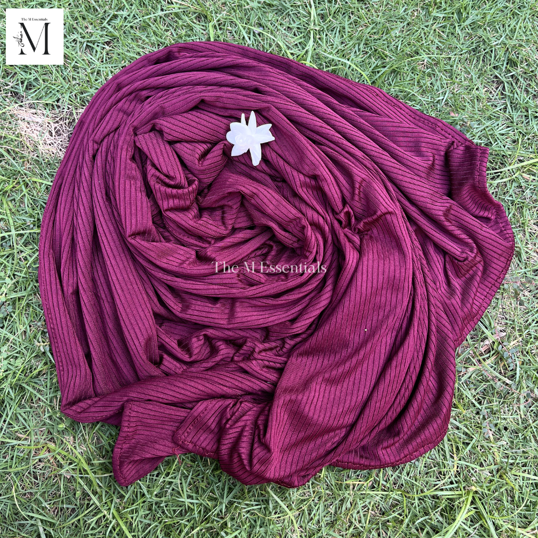 Ribbed Jersey - Magenta