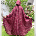 Maroon Premium Prayer Dress (Namaz Chaddar) – Round Hem