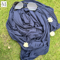 Ribbed Jersey - Navy Blue