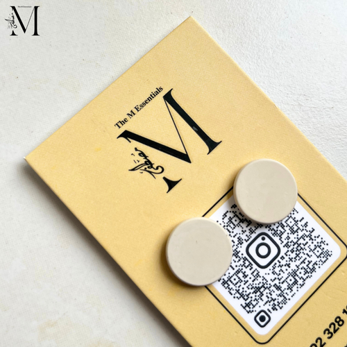 Cream Hijab Magnets | Strong Magnetic Hijab Pin