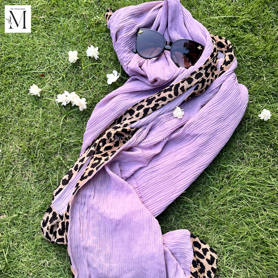 Chiffon Printed  - Light Purple