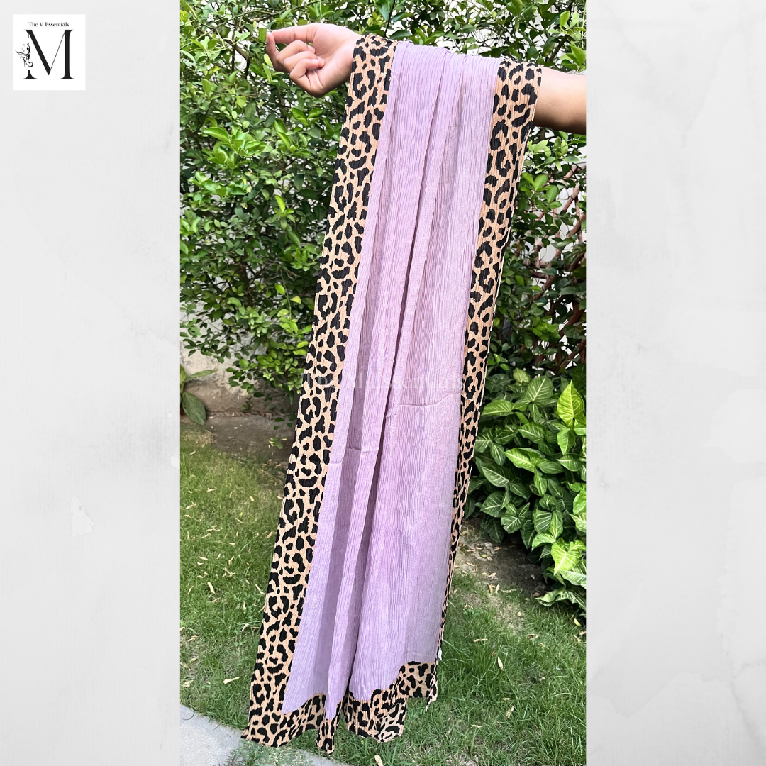 Chiffon Printed  - Light Purple