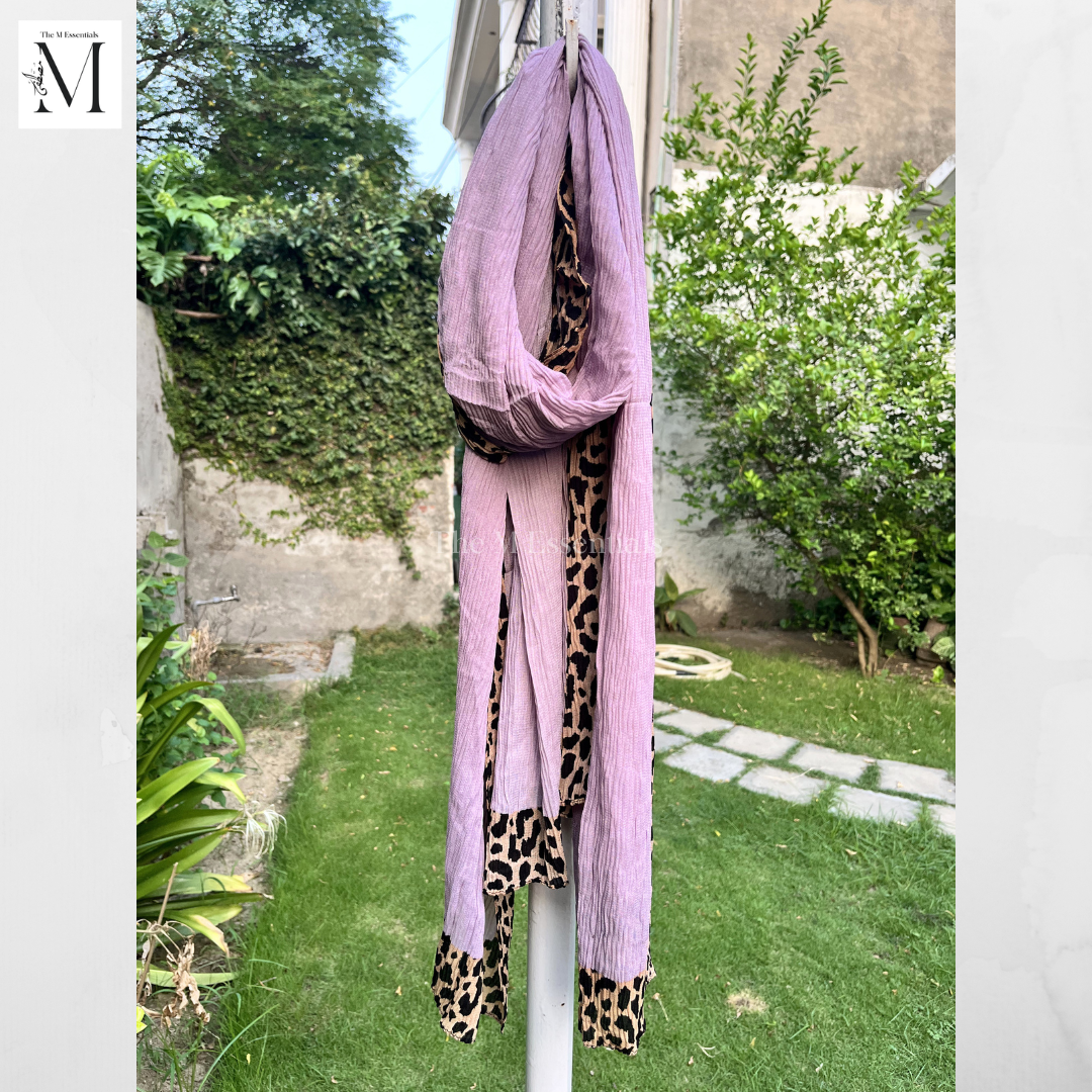 Chiffon Printed  - Light Purple