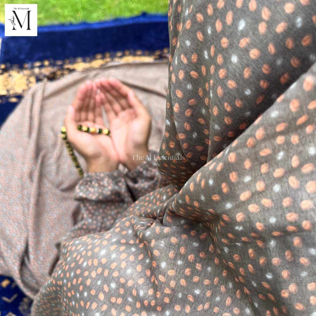 Light Brown Premium Prayer Dress (Namaz Chaddar) – Straight Hem